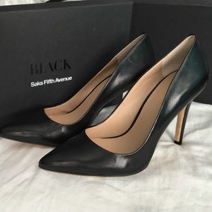 Saks Fifth Avenue Black Label | Shoes | Saks Off 5th Black Heels Size 75  Style Cathy | Poshmark